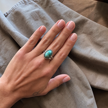 Load image into Gallery viewer, White Water Turquoise Ring | Size 8
