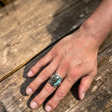 Load image into Gallery viewer, Blue Moon Turquoise Ring – Size 12
