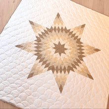 Load image into Gallery viewer, Sandstone | Queen Size Star Quilt
