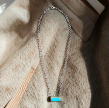 Load image into Gallery viewer, Genuine Turquoise Bar Necklace
