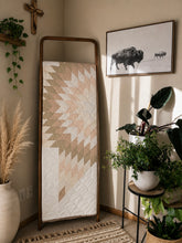 Load image into Gallery viewer, Golden Light Full Size Star Quilt
