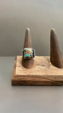 Load image into Gallery viewer, Royston Ribbon Turquoise Ring sz 9
