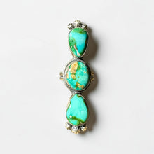 Load image into Gallery viewer, Sonoran Gold Turquoise Ring- Adjustable Size
