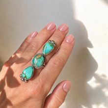 Load image into Gallery viewer, Sonoran Gold Turquoise Ring- Adjustable Size
