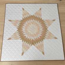 Load image into Gallery viewer, Golden Light Full Size Star Quilt
