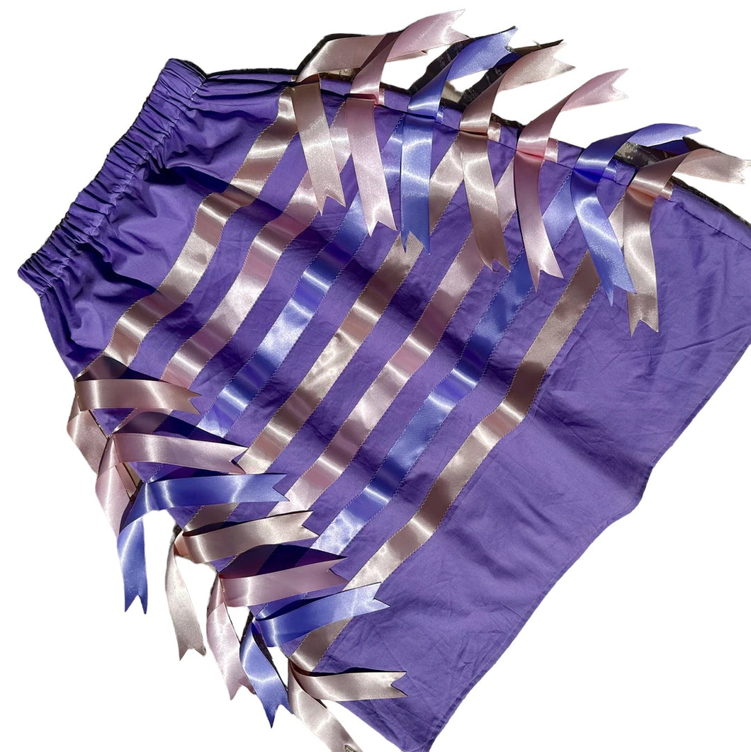 Lavender Ribbon Skirt S-XXL