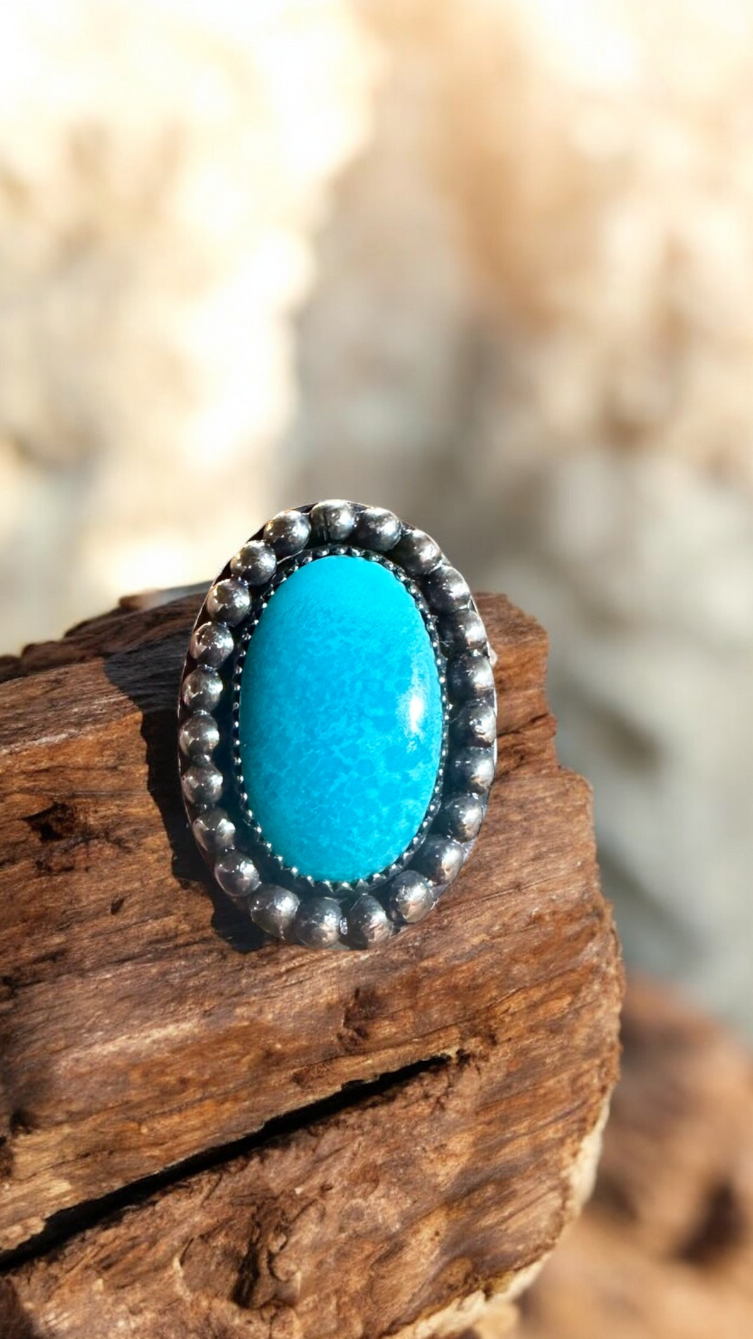 Fox Turquoise Ring size 10