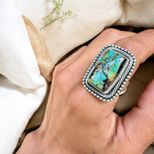 Load image into Gallery viewer, Blackjack Turquoise Ring
