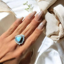 Load image into Gallery viewer, Golden Hills Turquoise Ring size 9
