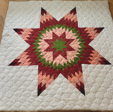Load image into Gallery viewer, Full Size Sageberry Star Quilt
