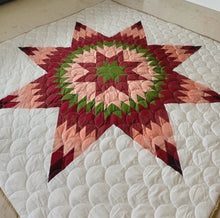 Load image into Gallery viewer, Full Size Sageberry Star Quilt
