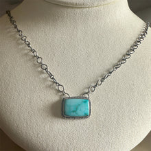 Load image into Gallery viewer, White Water Turquoise Necklace
