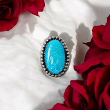 Load image into Gallery viewer, Fox Turquoise Ring size 10
