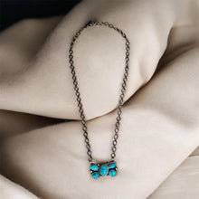 Load image into Gallery viewer, Kingman Turquoise “Butterfly” Necklace
