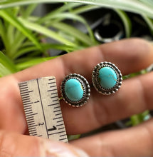 Load image into Gallery viewer, Genuine turquoise studs

