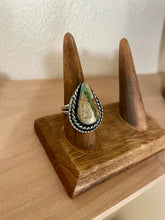 Load image into Gallery viewer, Royston Ribbon Turquoise Ring sz 8
