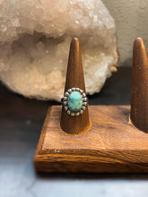 Load image into Gallery viewer, White Water Turquoise Ring sz 9
